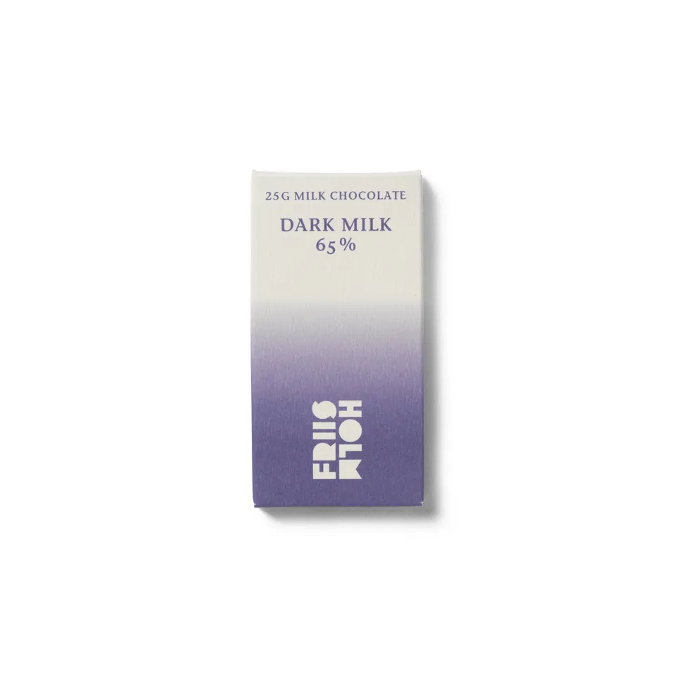 Friis-Holm Dark Milk 65 % mørk melkesjokolade 25 g