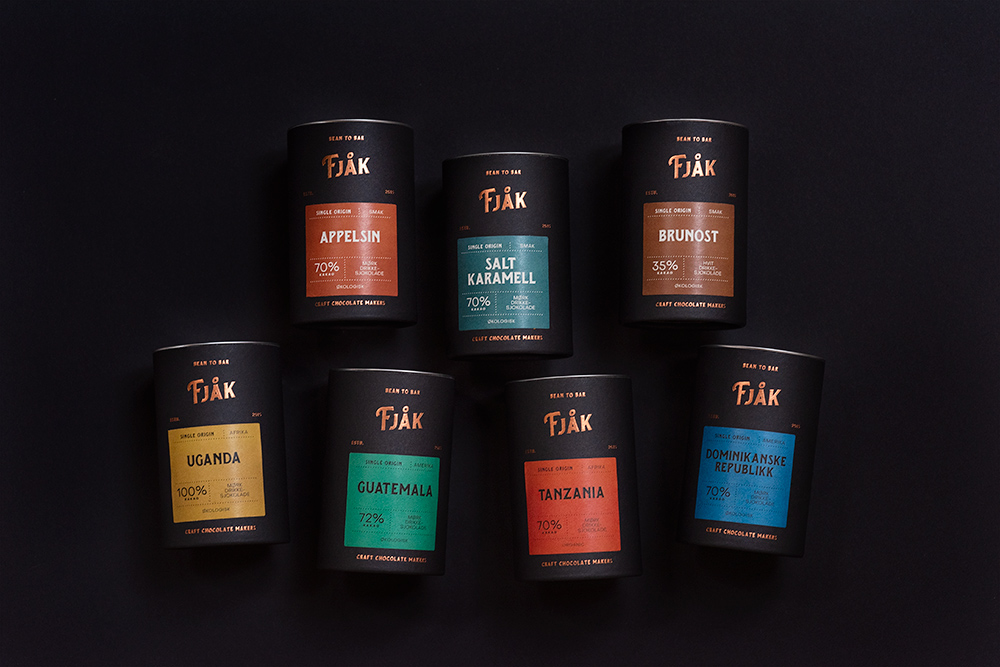 Fjåk Single Origin 85% Thailand drikkesjokolade mørk
