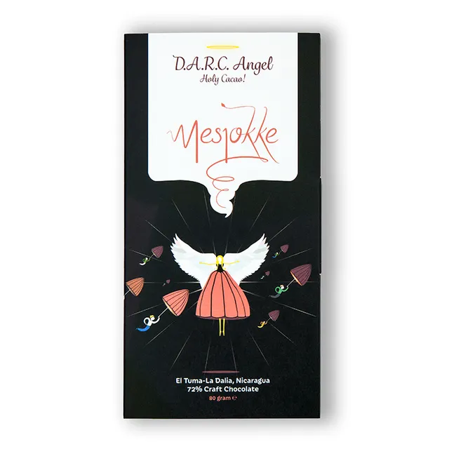 Mesjokke D.A.R.C. Angel sjokoladeplate 80g 72% Nicaragua