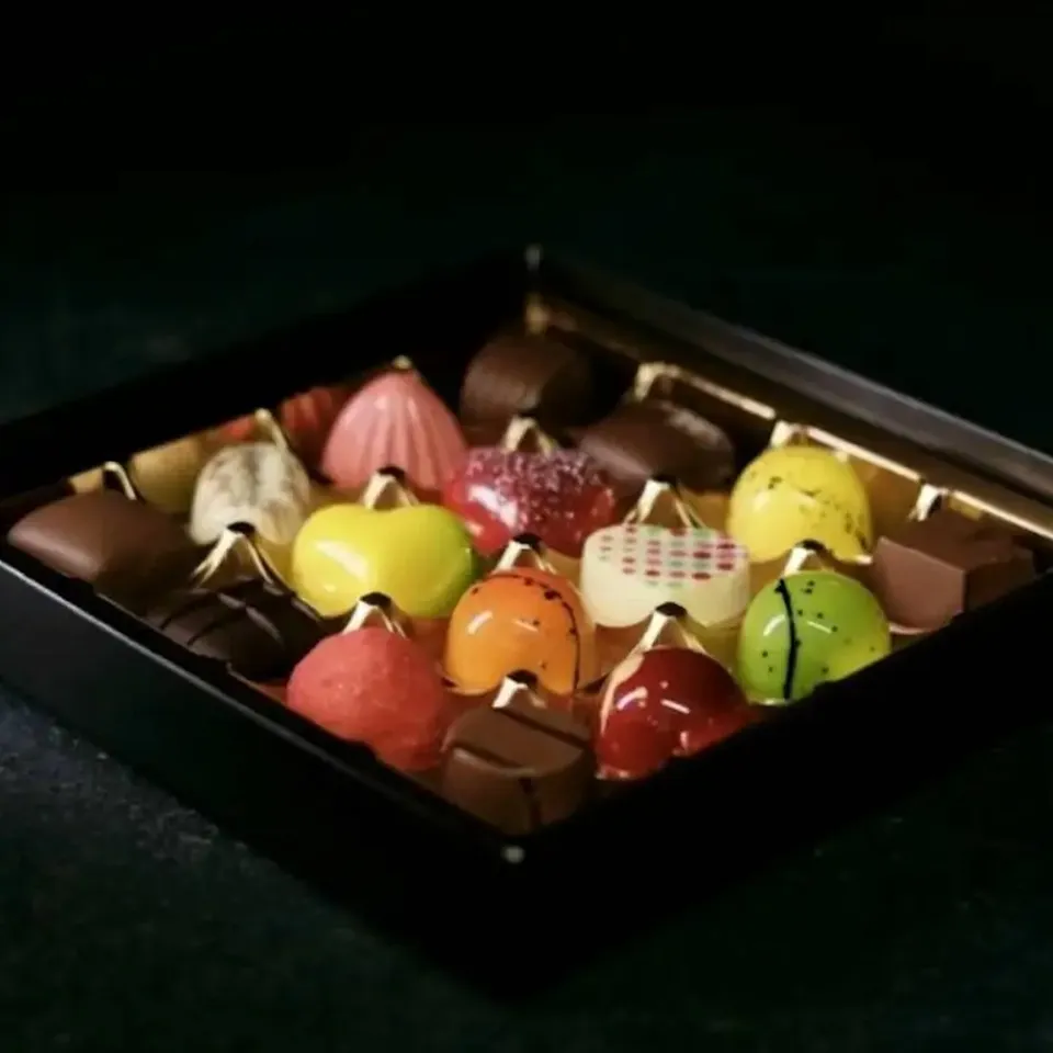 Trondheim Sjokolade 16-biters konfekteske 195g assortert