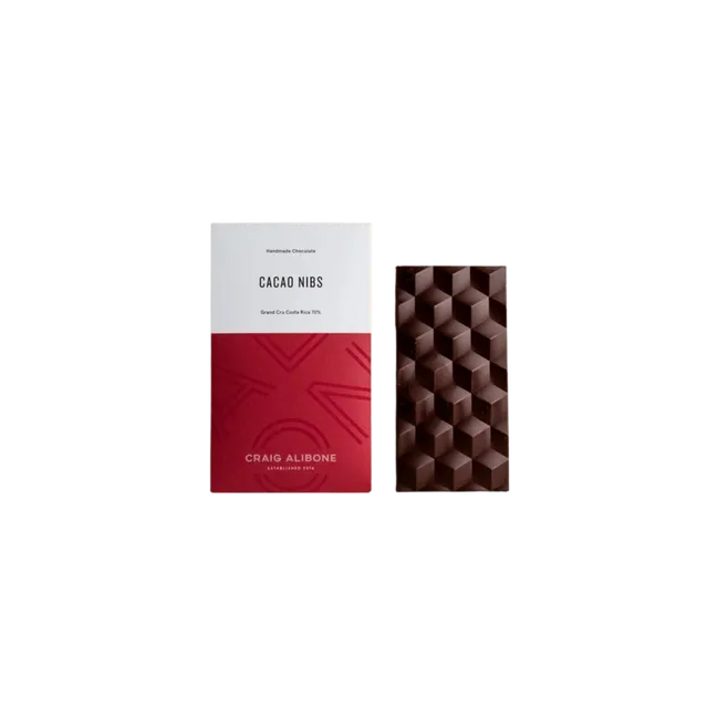 Sjokoladebutikken Cacao Nibs sjokoladeplate kakaonibs
