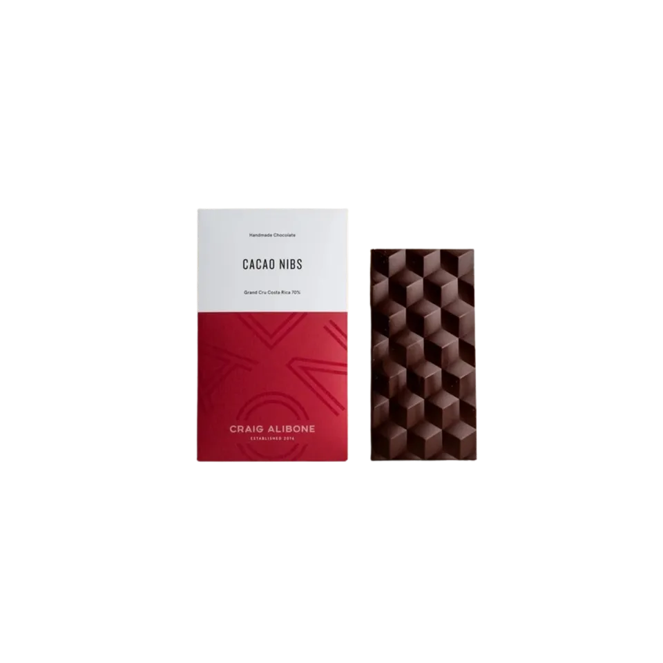 Sjokoladebutikken Cacao Nibs sjokoladeplate kakaonibs