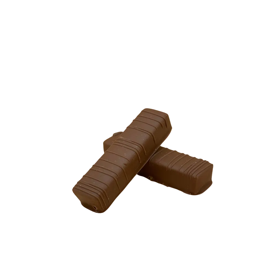 Sjokoladebutikken Karamellnougat konfektstang melk hasselnøtt