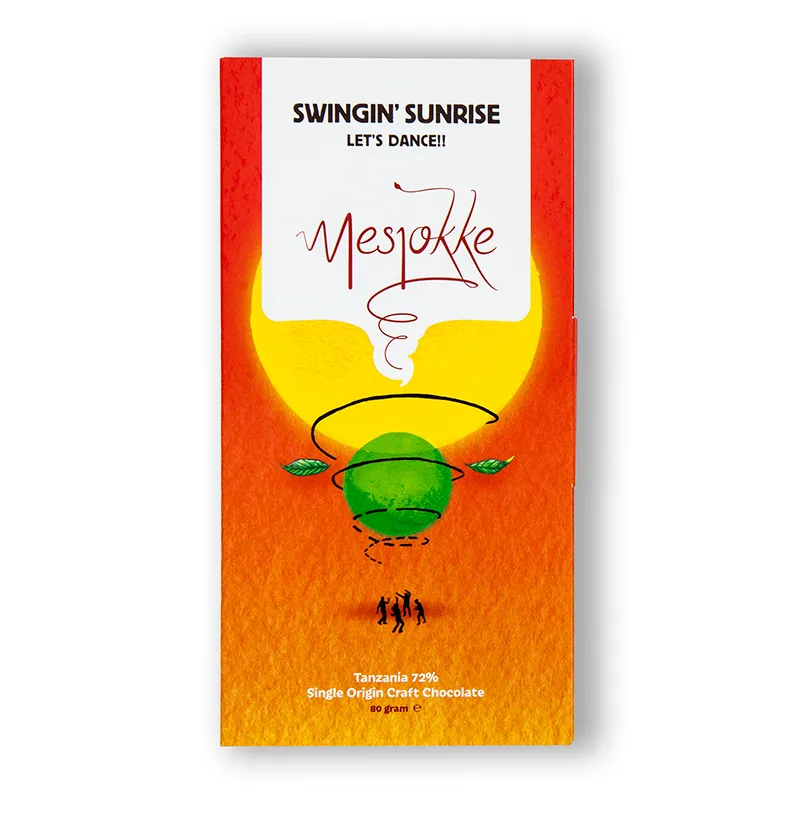 Mesjokke Swingin Sunrise sjokolade 80 g Tanzania