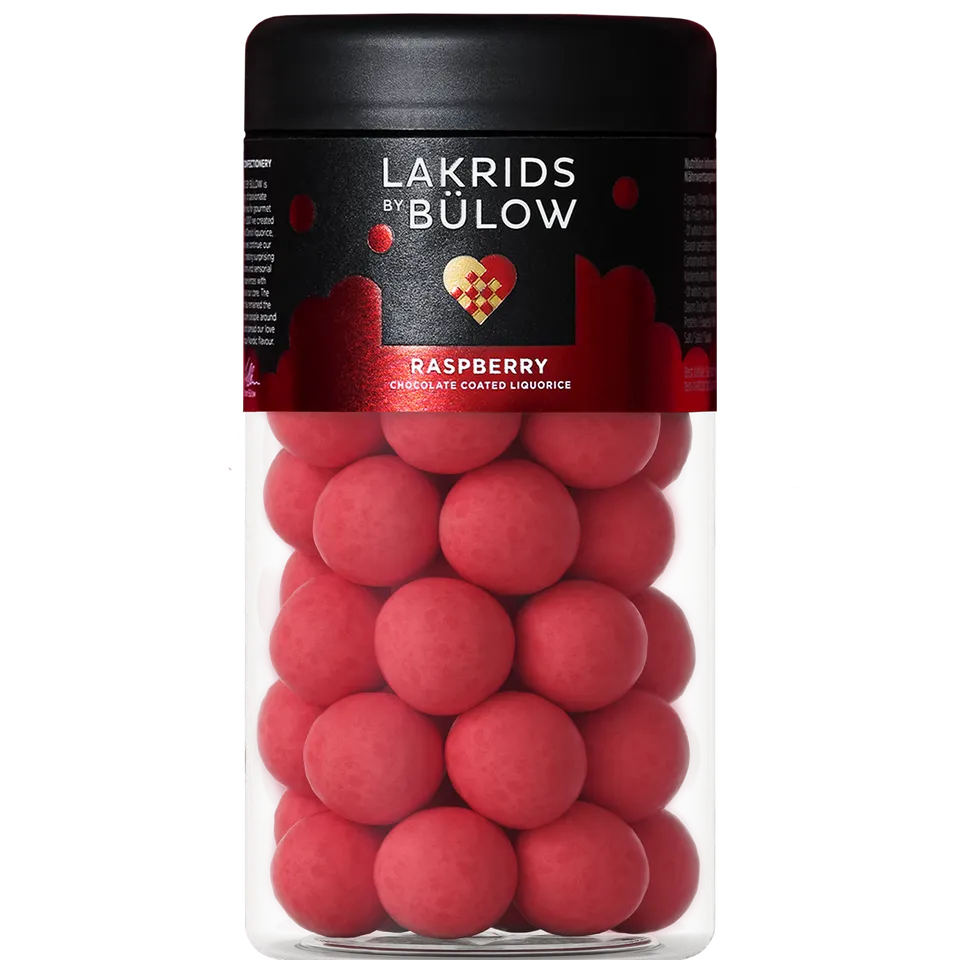 Lakrids by Bülow Crispy Raspberry lakris bringebær