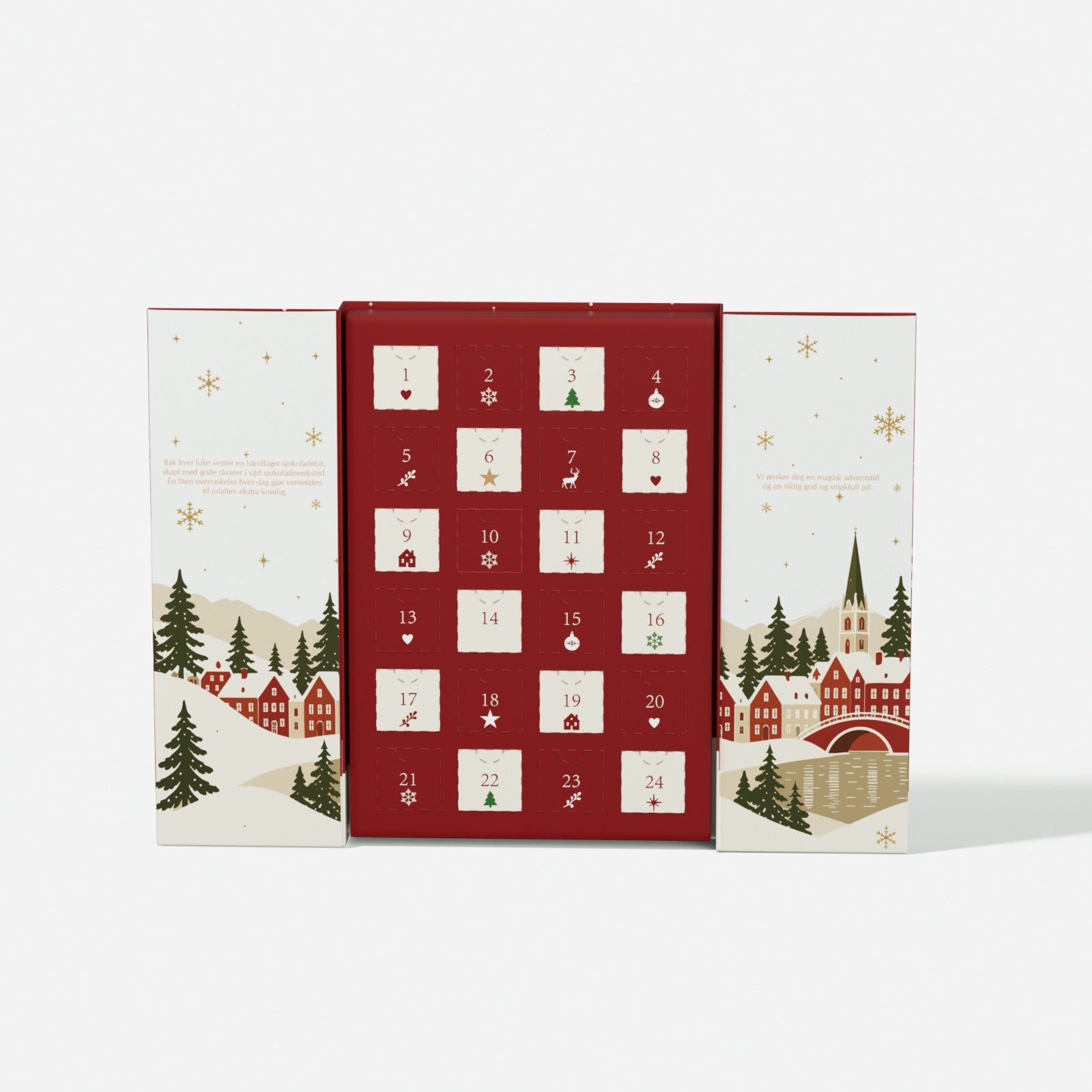 Trondheim Sjokolade Adventskalender 24 biter