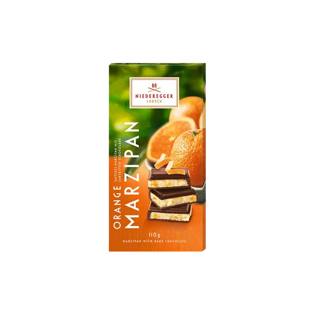 Niederegger marsipanplate appelsin