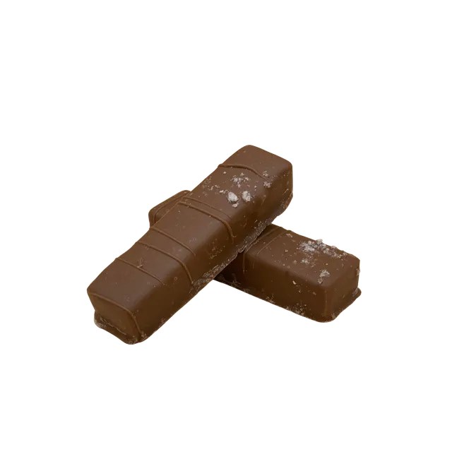 Sjokoladebutikken karamellnougat konfektstang melkesjokolade havsalt