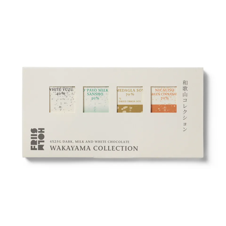 Friis-Holm Selection Wakayama sjokolade 4x25 g japansk