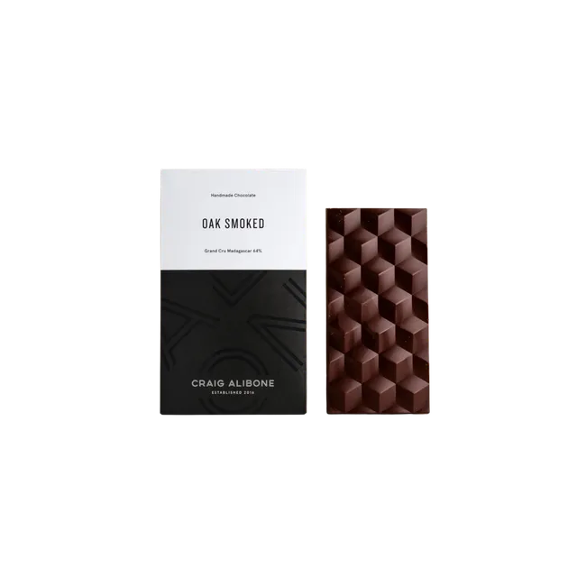 Sjokoladebutikken Oak Smoked sjokolade eik
