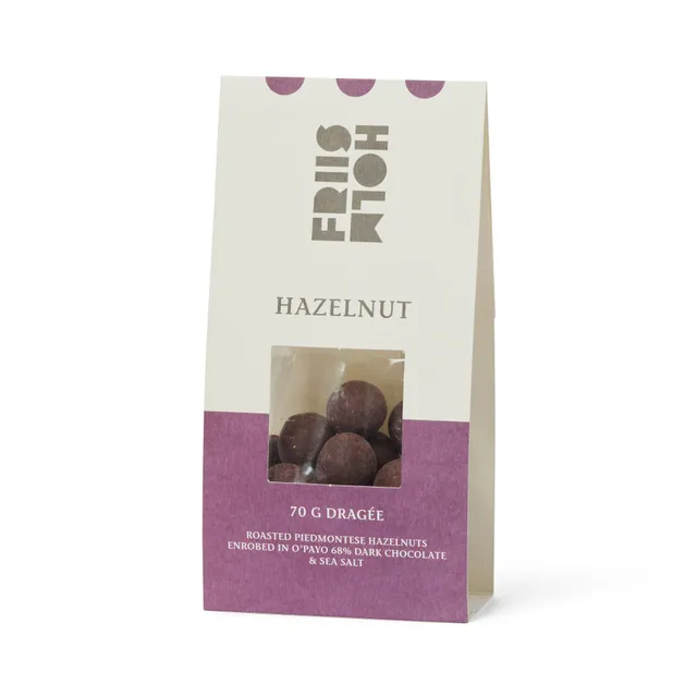 Friis-Holm Dragée Hazel sjokoladenøtter 70 g havsalt