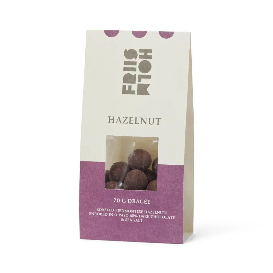 Friis-Holm Dragée Hazel sjokoladenøtter 70 g havsalt