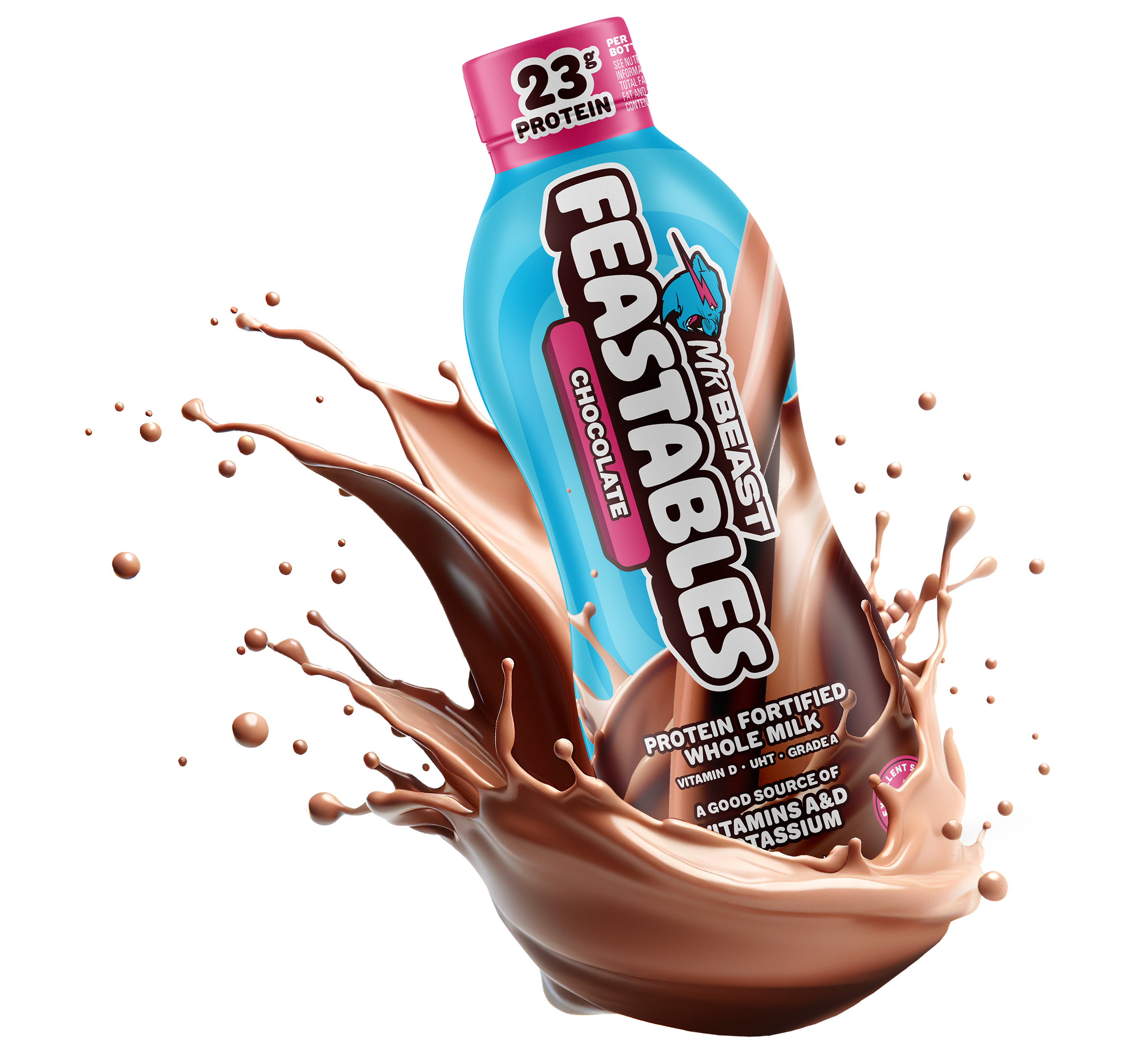 Feastables Chocolate Milk sjokolademelk 12 pk holdbar