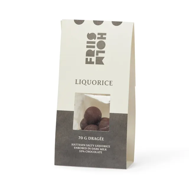 Friis-Holm Dragée Liquorice sjokoladelakris 70 g melk