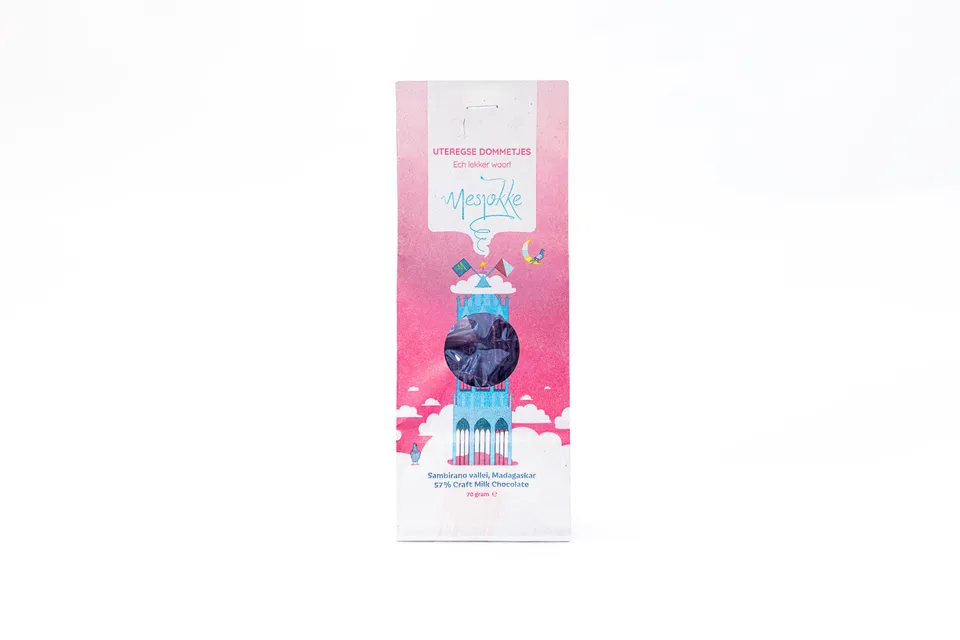 Mesjokke Uteregse Dommetjes melk 57% Madagaskar