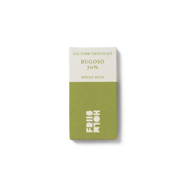 Friis-Holm Rugoso 70% sjokolade 25 g mørk