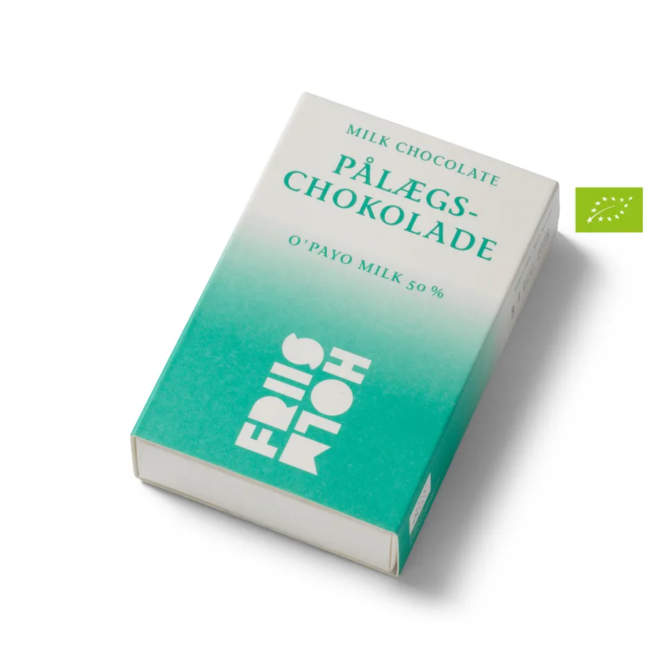 Friis-Holm O'Payo 50% påleggssjokolade 56 g økologisk