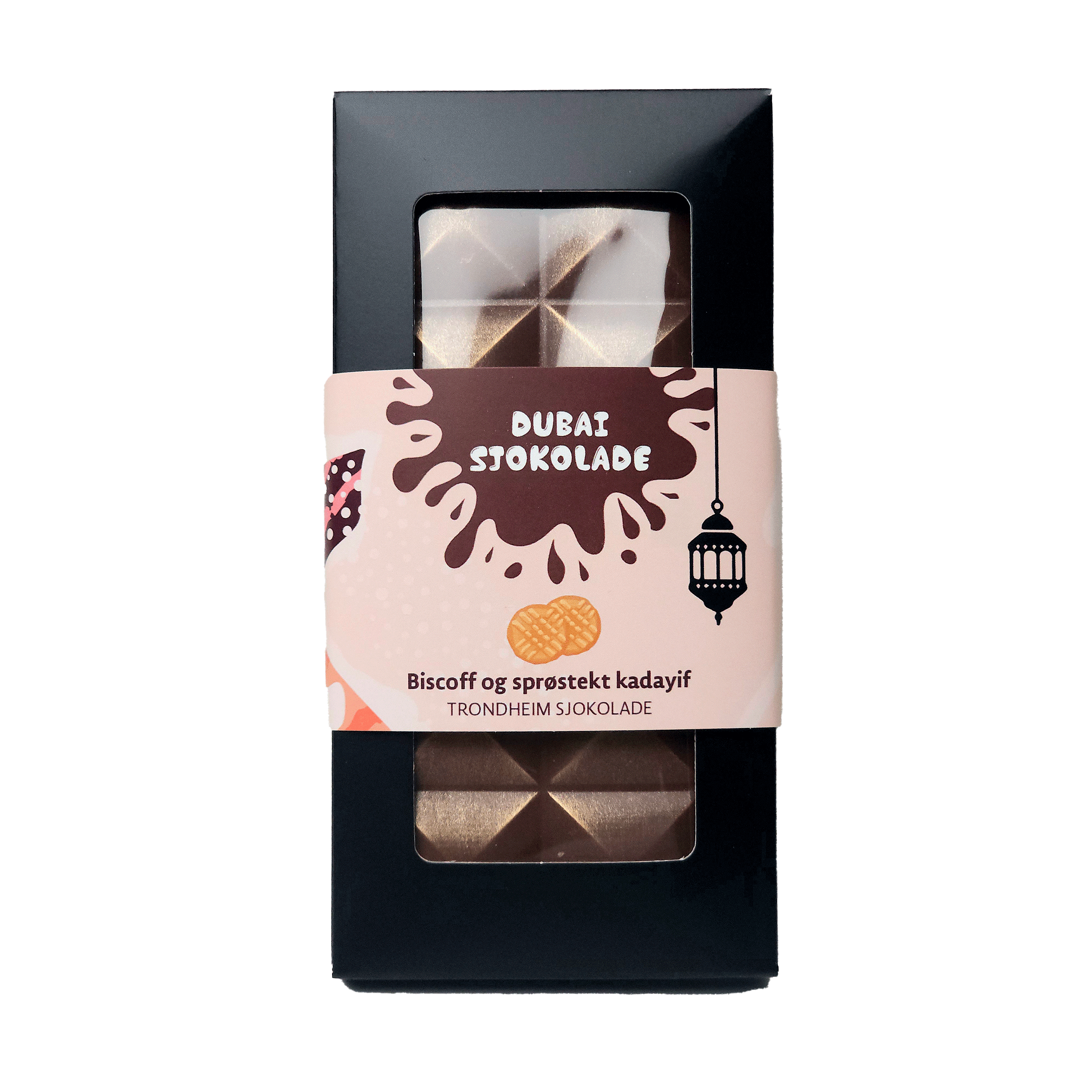 Trondheim Sjokolade Dubai Biscoff sjokoladeplate kadayif