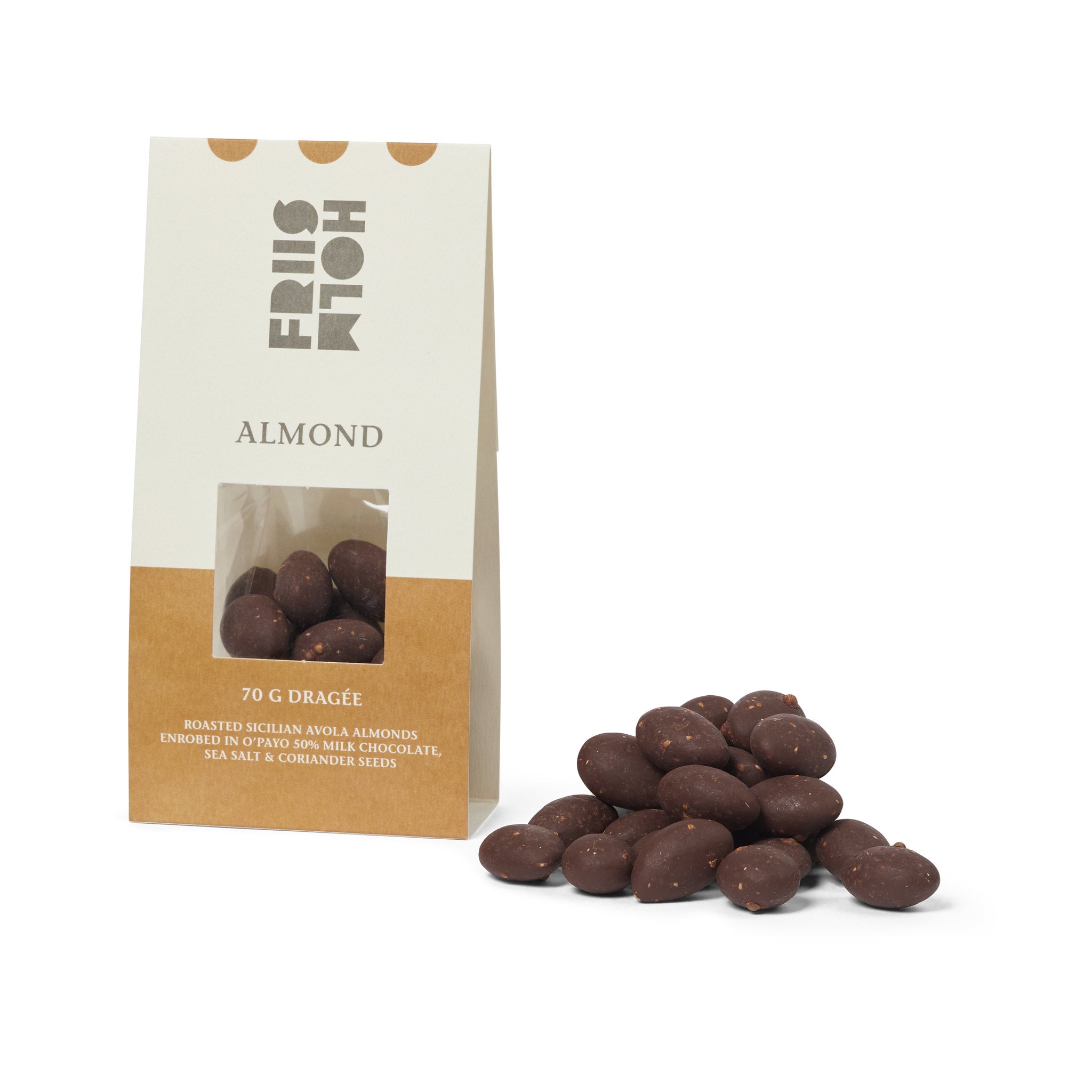Friis-Holm Dragée Almond sjokolademandler 70g melk