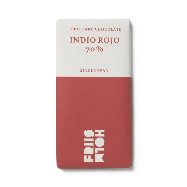 Friis-Holm Indio Rojo 70 % sjokoladeplate 100 g fruktig