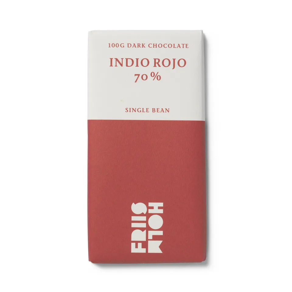 Friis-Holm Indio Rojo 70 % sjokoladeplate 100 g fruktig