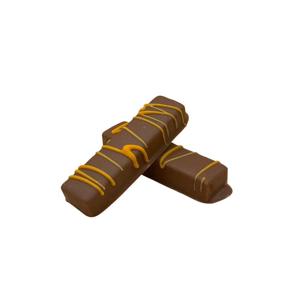 Sjokoladebutikken Appelsinnougat konfektstang melk