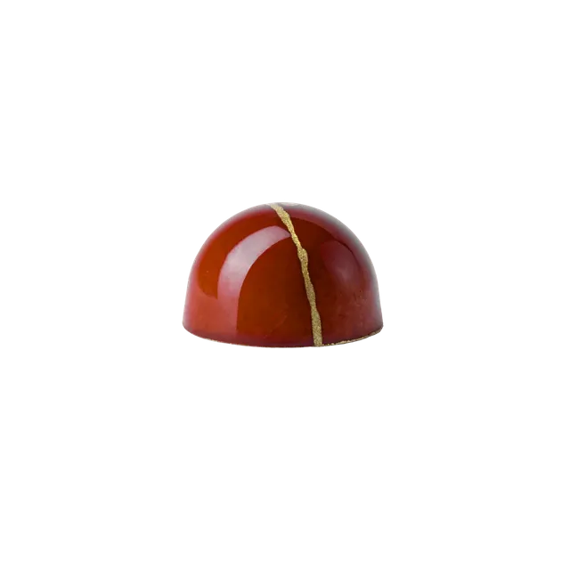 Trondheim Sjokolade Bringebær & Biscottino konfektbit