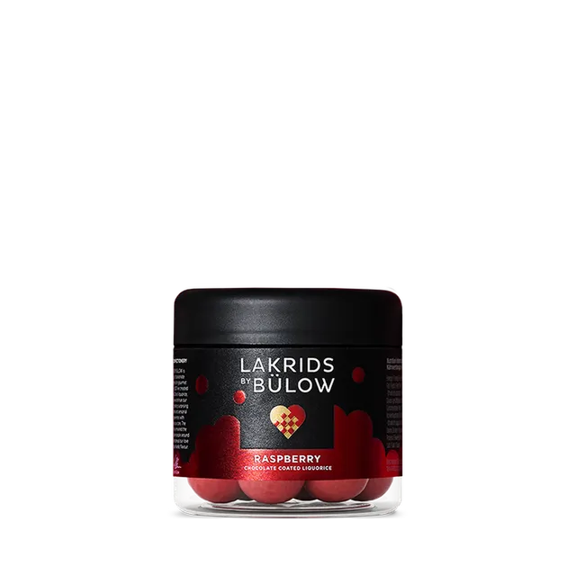 Lakrids by Bülow Crispy Raspberry konfekt Small bringebær