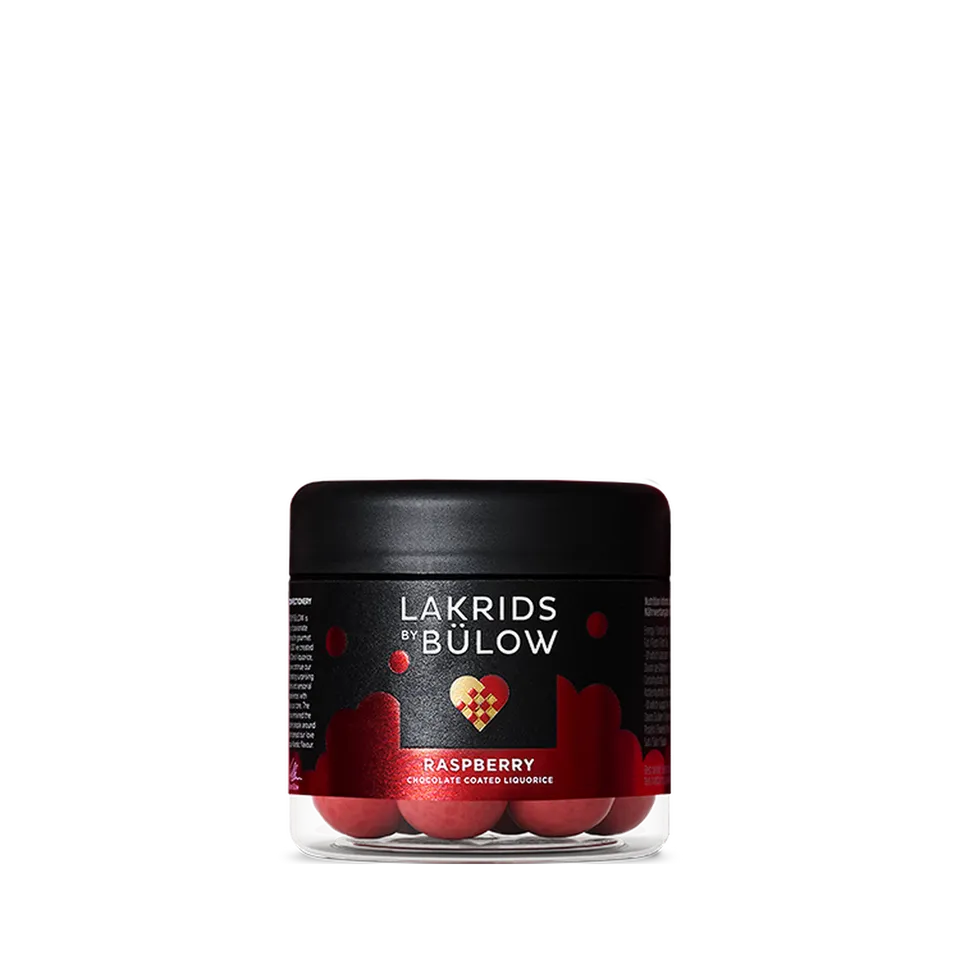 Lakrids by Bülow Crispy Raspberry konfekt Small bringebær