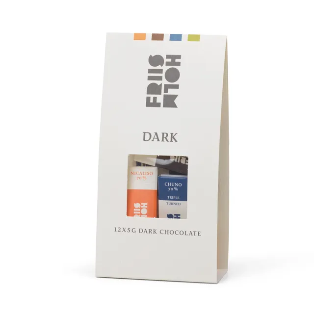 Friis-Holm Bag Dark mørk sjokolade 12x5 g mix