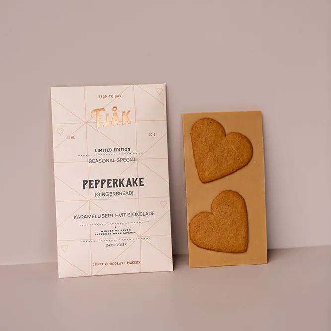 Fjåk Chocolate karamellisert pepperkake sjokolade