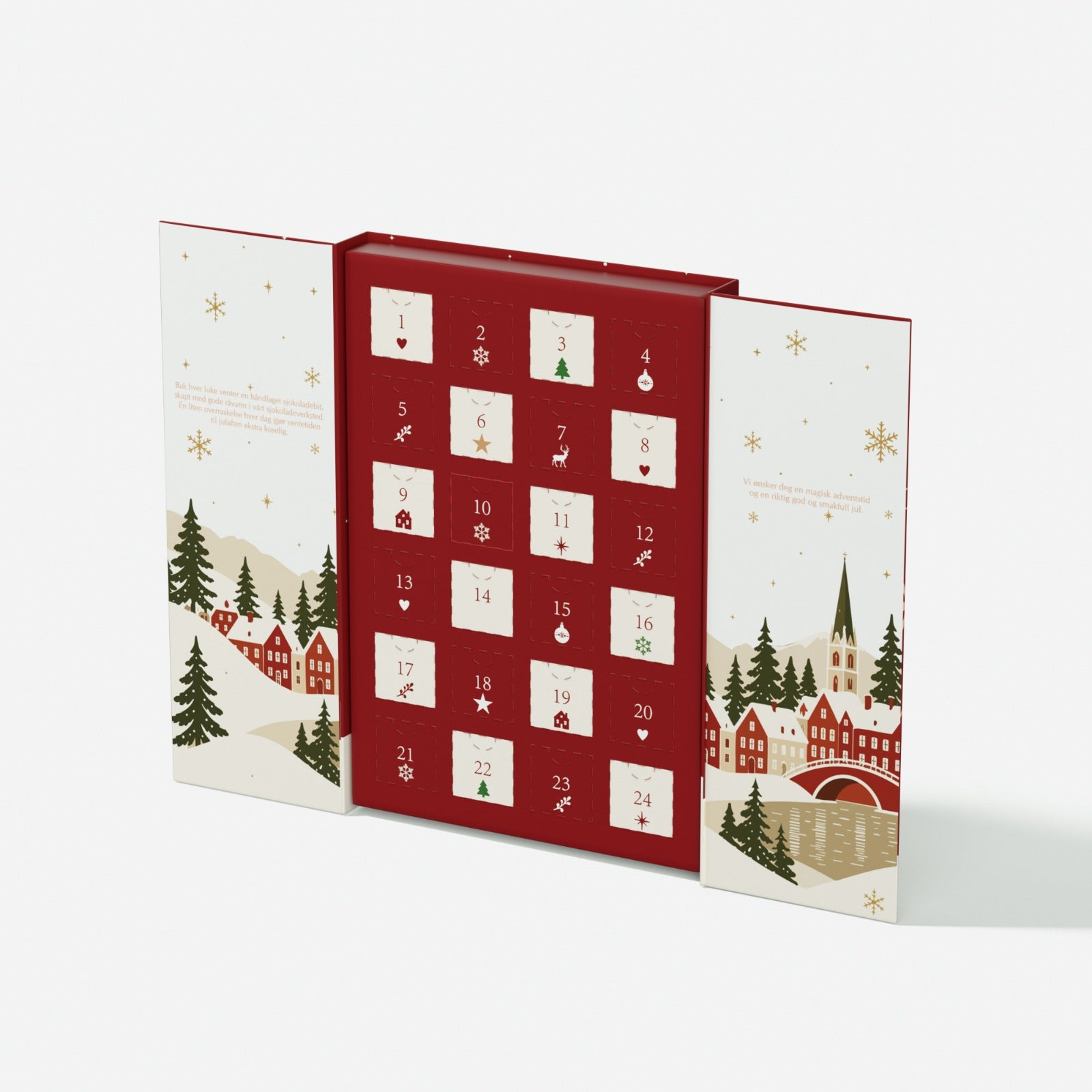Trondheim Sjokolade Adventskalender 24 biter