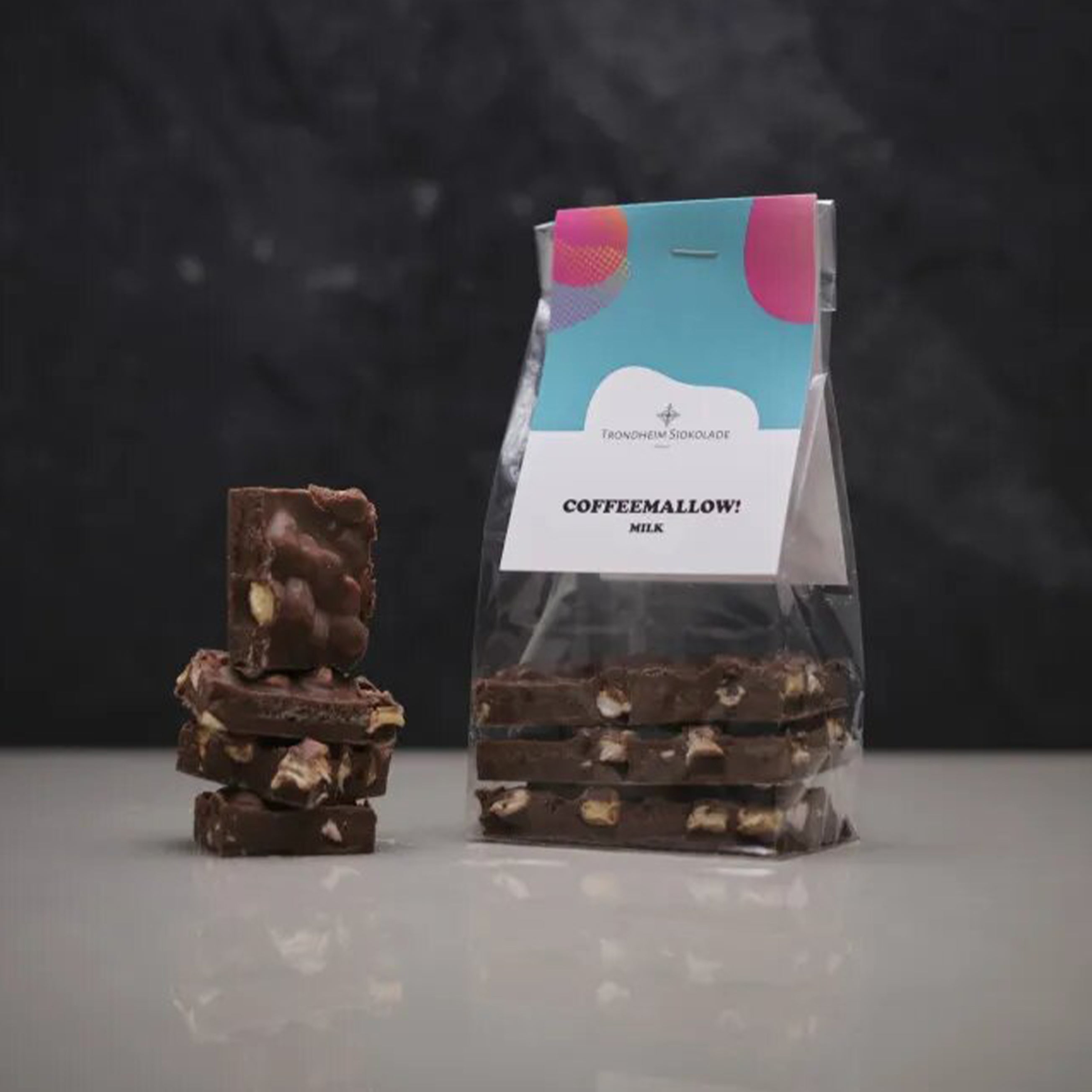 Trondheim Sjokolade CoffeeMallow Melk plate kaffe 100g