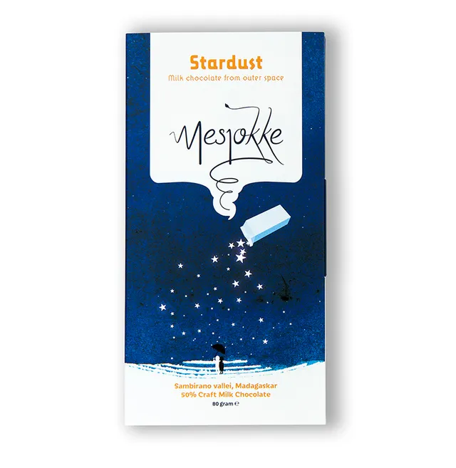 Mesjokke Stardust melkesjokolade 80 g Madagaskar