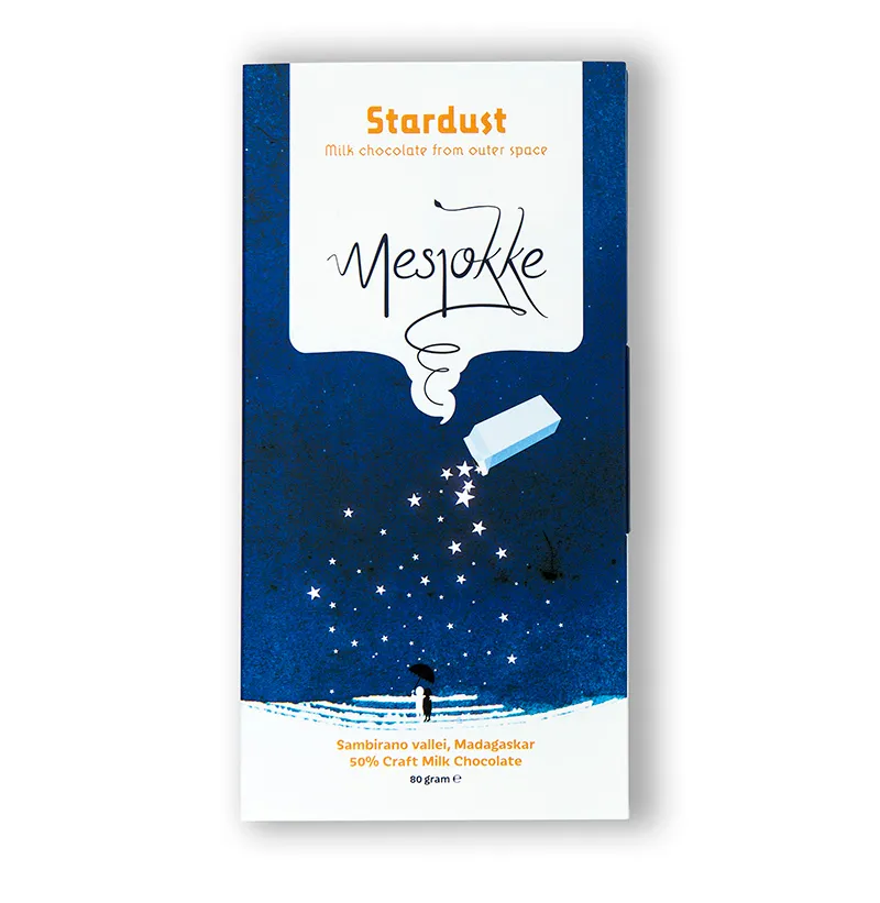 Mesjokke Stardust melkesjokolade 80 g Madagaskar