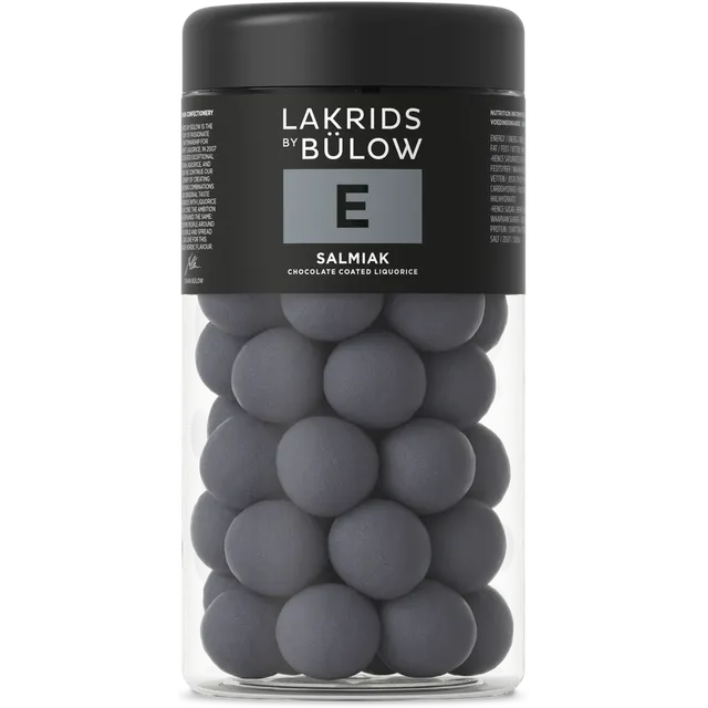 Lakrids E Regular lakriskuler hvit sjokolade salt lakris