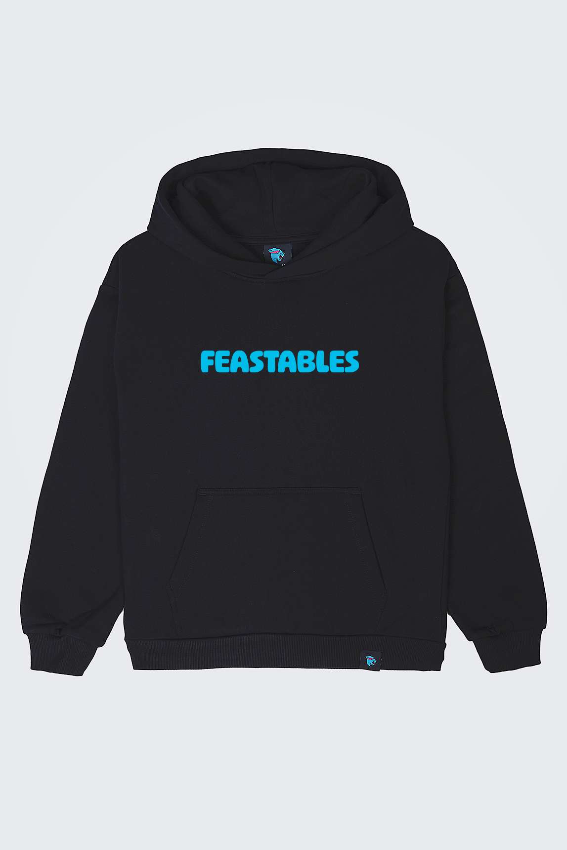 Feastables Retro hettegenser barn svart 6/7 år