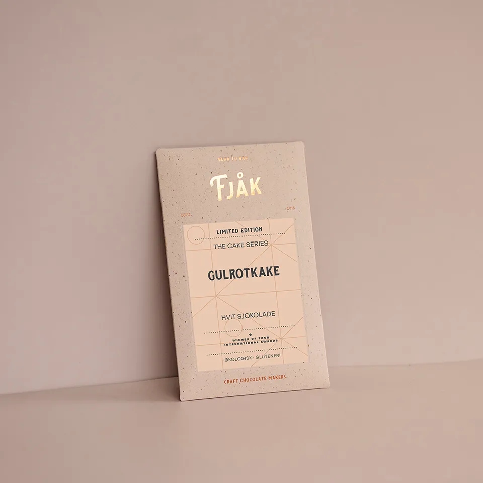 Fjåk Chocolate Carrot Cake sjokolade med krydder