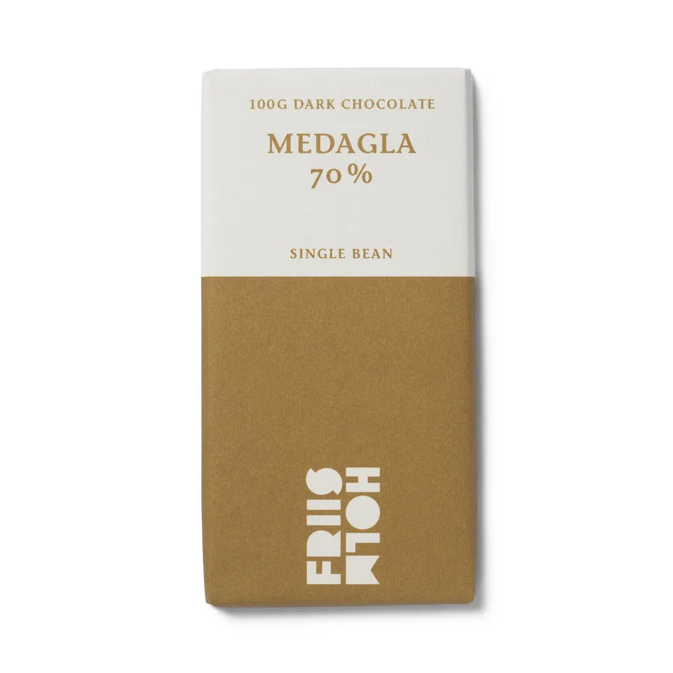 Friis-Holm Medagla 70% mørk sjokolade 100 g Nicaragua