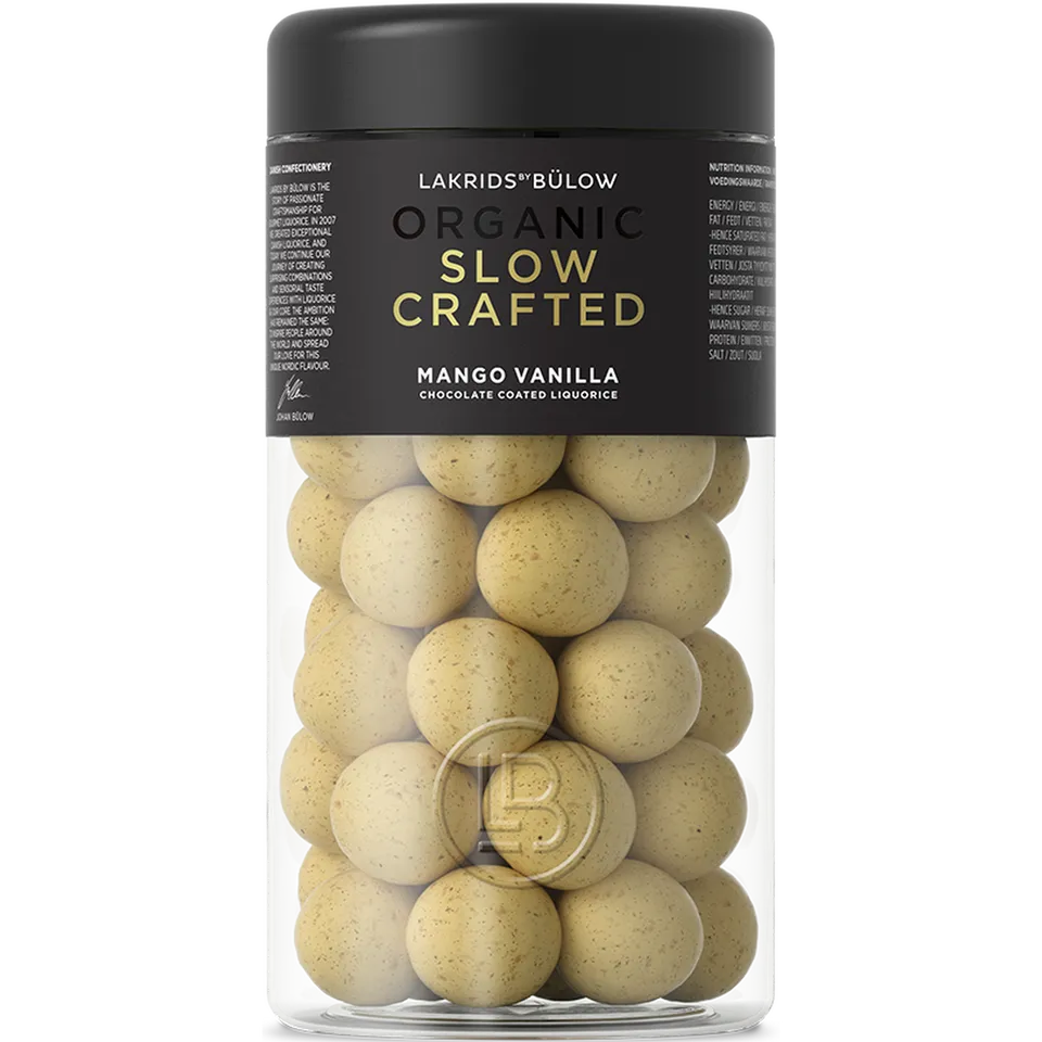 Sjokoladebutikken Slow Craft Mango Vanilla lakris
