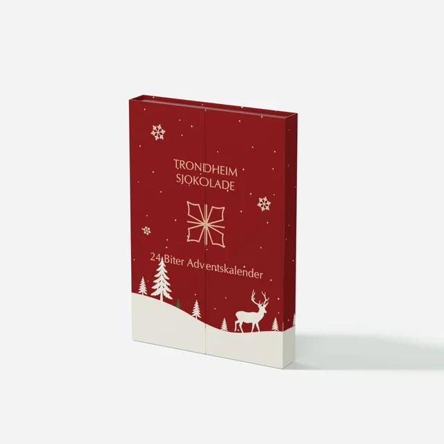 Trondheim Sjokolade Adventskalender 24 biter