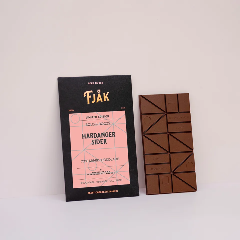 Fjåk Chocolate Hardanger Cider sjokolade eple