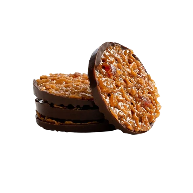 Sjokoladebutikken Florentiner mørk sjokolade 80g sprø