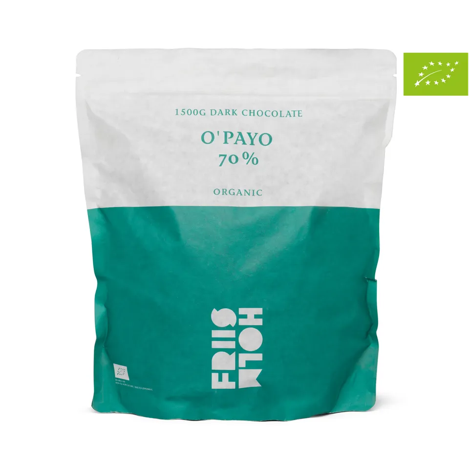 Friis-Holm O'Payo 70 % sjokolade 1500 g baking