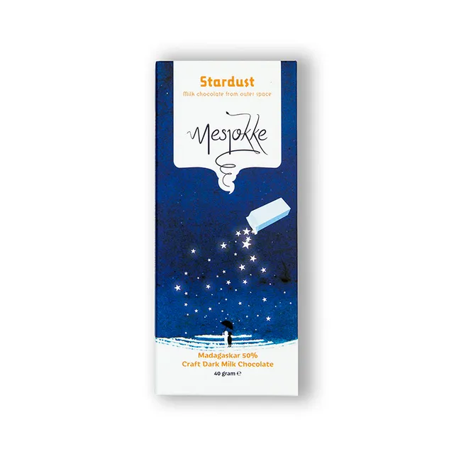 Mesjokke Stardust melkesjokolade 40 g Madagaskar
