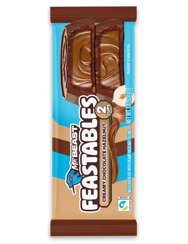 Feastables Hazelnut Cups sjokoladekopper 24x2 pk hasselnøtt